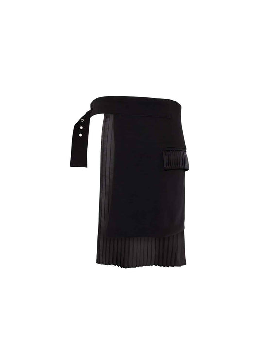 The Eminent Belt of Action with Skirt of Pleated Panels Designer menswear, HIS, Men's Fashion, Menswear, Men’s designer clothing Vidi Blak 